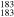 ${}_{183}^{183}$