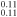 ${}_{0.11}^{0.11}$