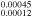 ${}_{0.00012}^{0.00045}$