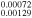 ${}_{0.00129}^{0.00072}$
