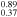${}_{0.37}^{0.89}$