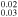 ${}_{0.03}^{0.02}$