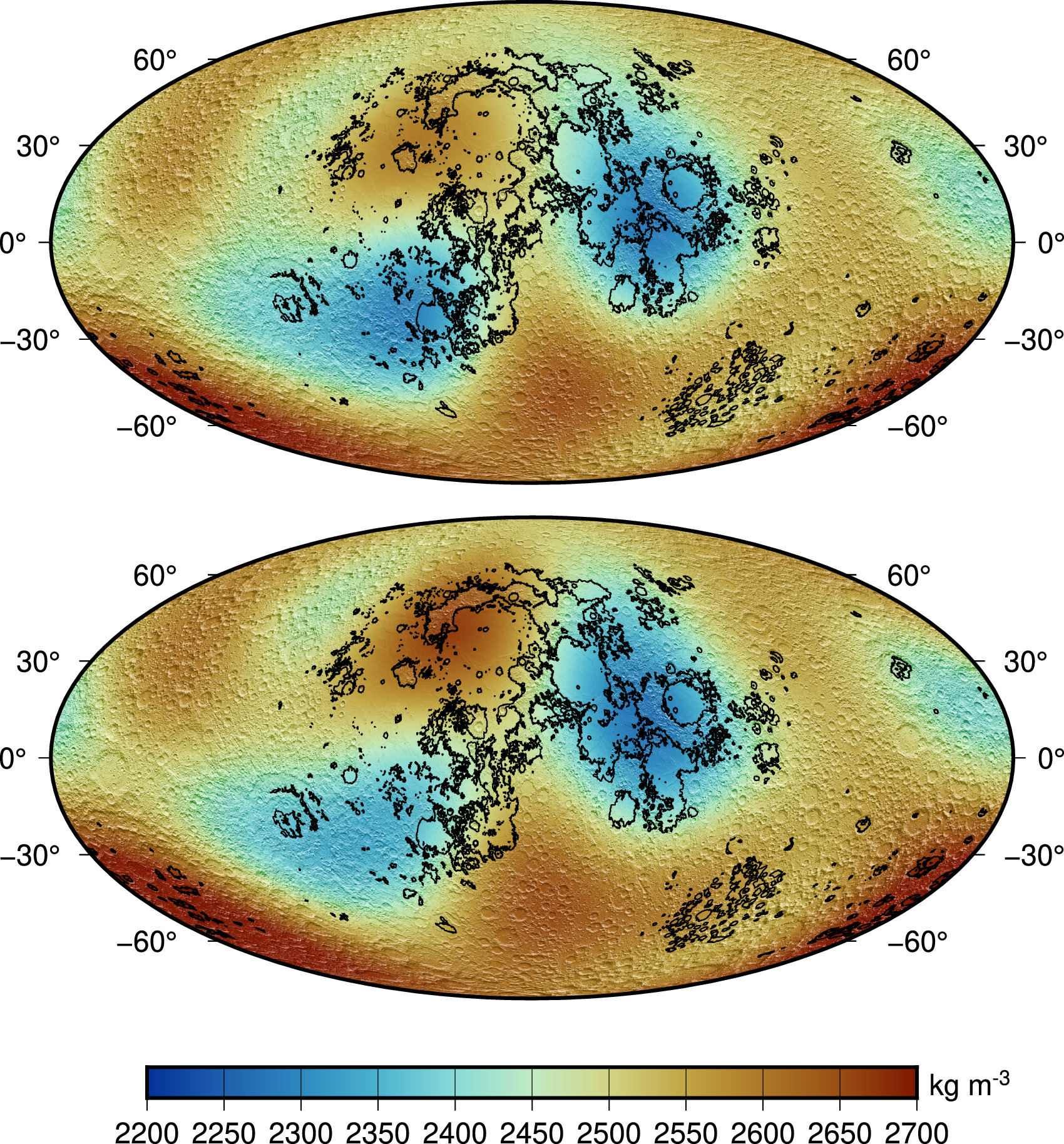 Probing Lateral Density Variations in the Crust from Gravity and ...