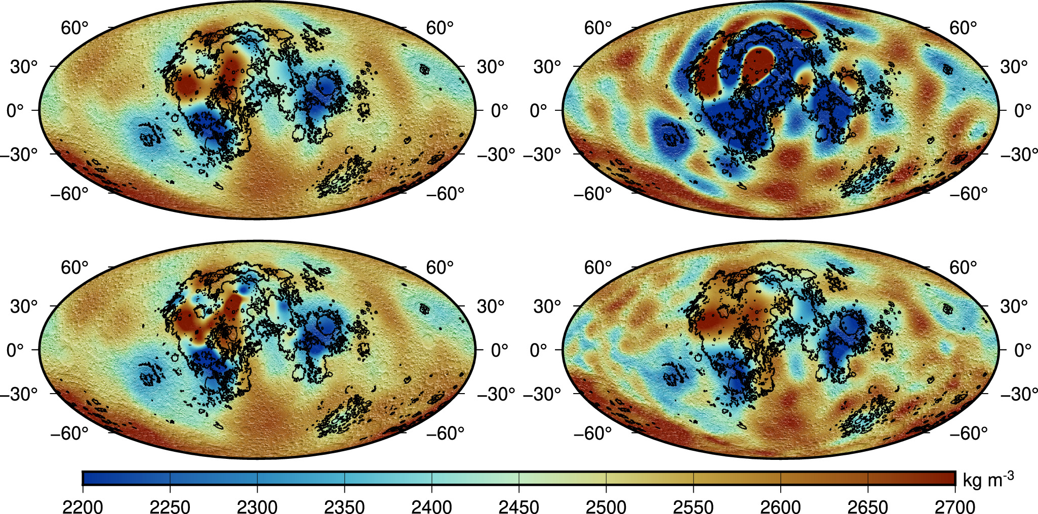 Probing Lateral Density Variations in the Crust from Gravity and ...
