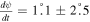 $\tfrac{d\psi }{dt}=1\mathop{.}\limits^{\unicode{x000b0}}1\pm 2\mathop{.}\limits^{\unicode{x000b0}}5$