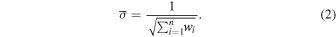 Equation (2)