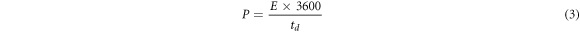 Equation (3)