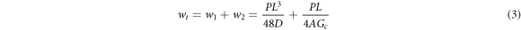 Equation (3)