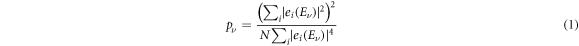 Equation (1)