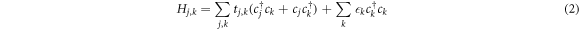 Equation (2)