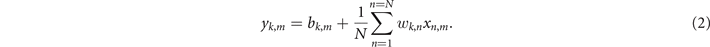 Equation (2)