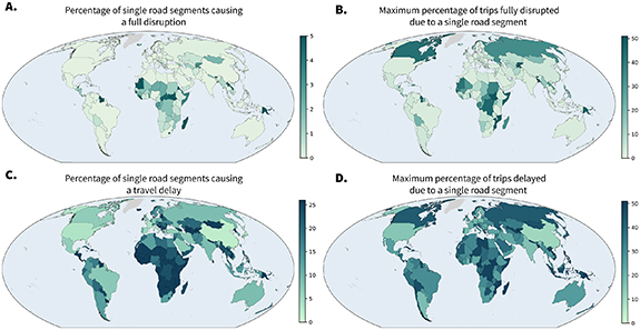 A global assessment of national road network vulnerability - IOPscience