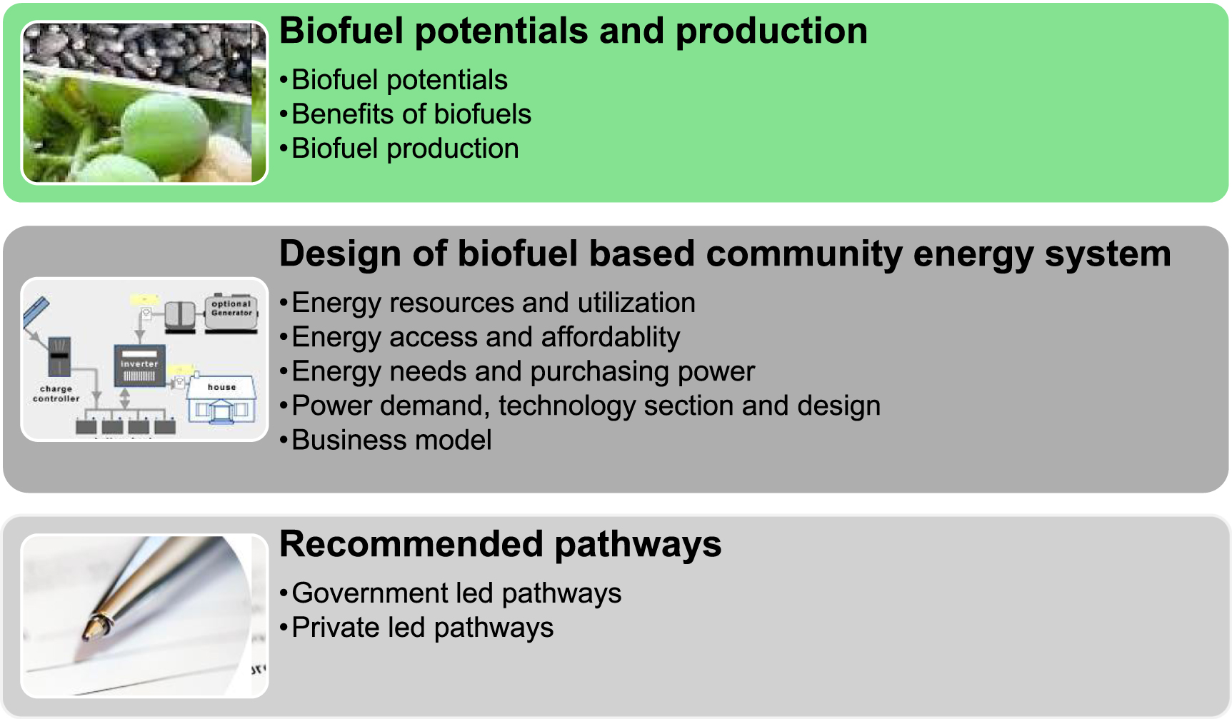 Exploring communities’ utilization of Jatropha based biofuels to ...