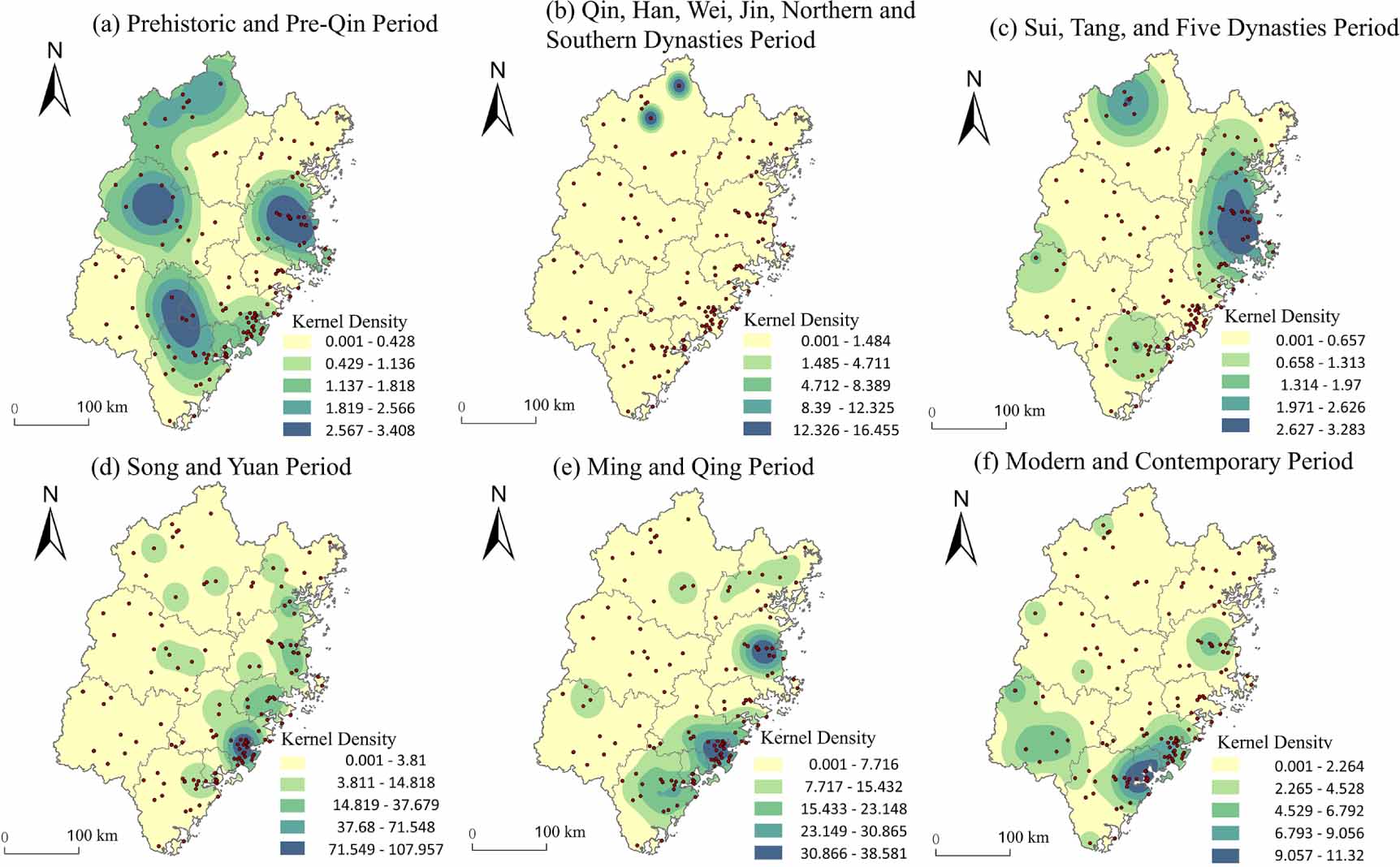 Spatio-temporal evolution of cultural heritage and its response to the ...