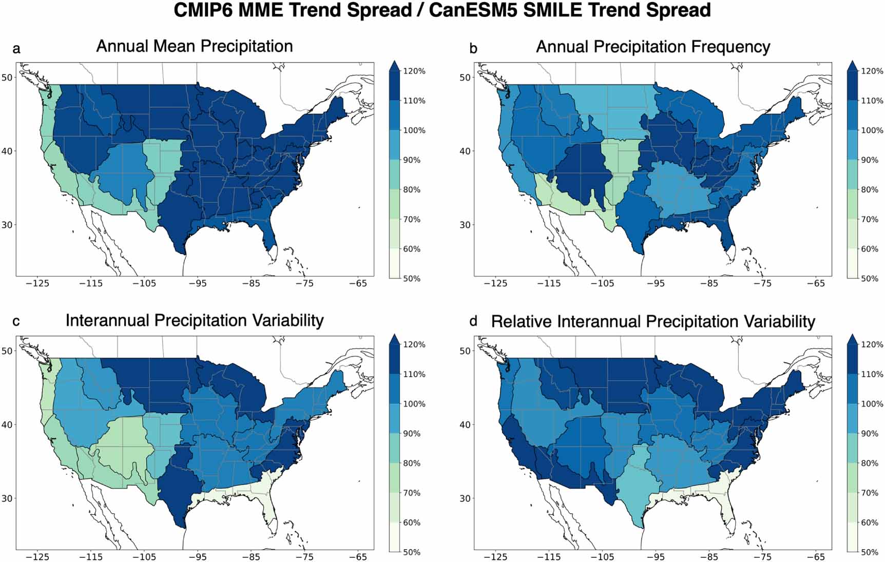 Evaluation of historical precipitation interannual variability in CMIP6 ...
