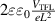 $2\varepsilon {\varepsilon _0}\frac{{{V_{{\text{TFL}}}}}}{{e{L^2}}}$