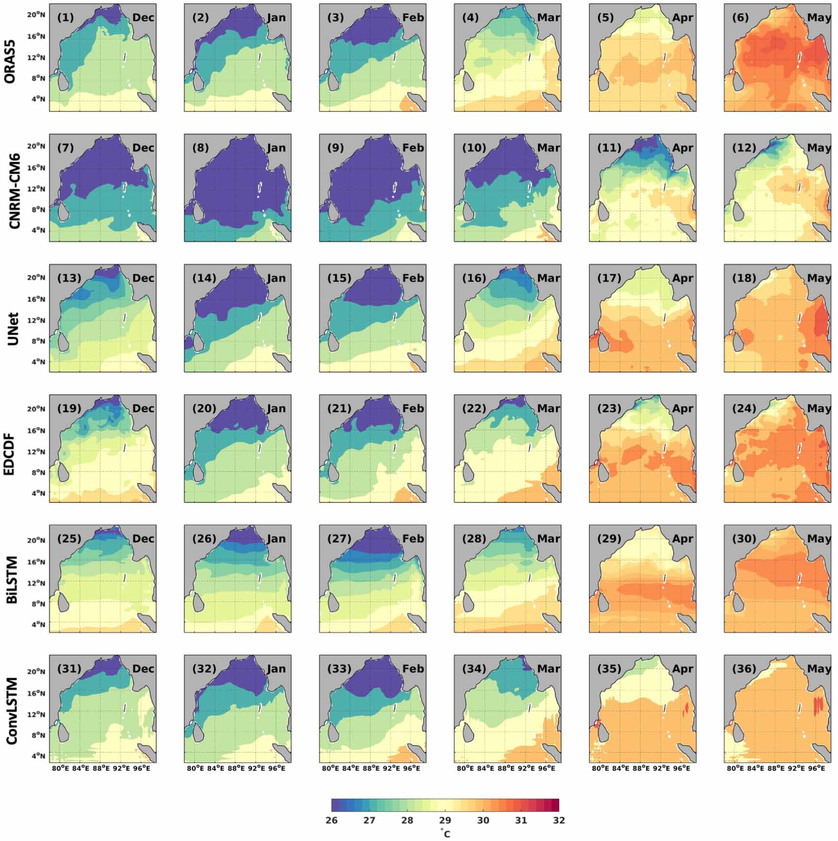 Global climate model bias correction using deep learning - IOPscience