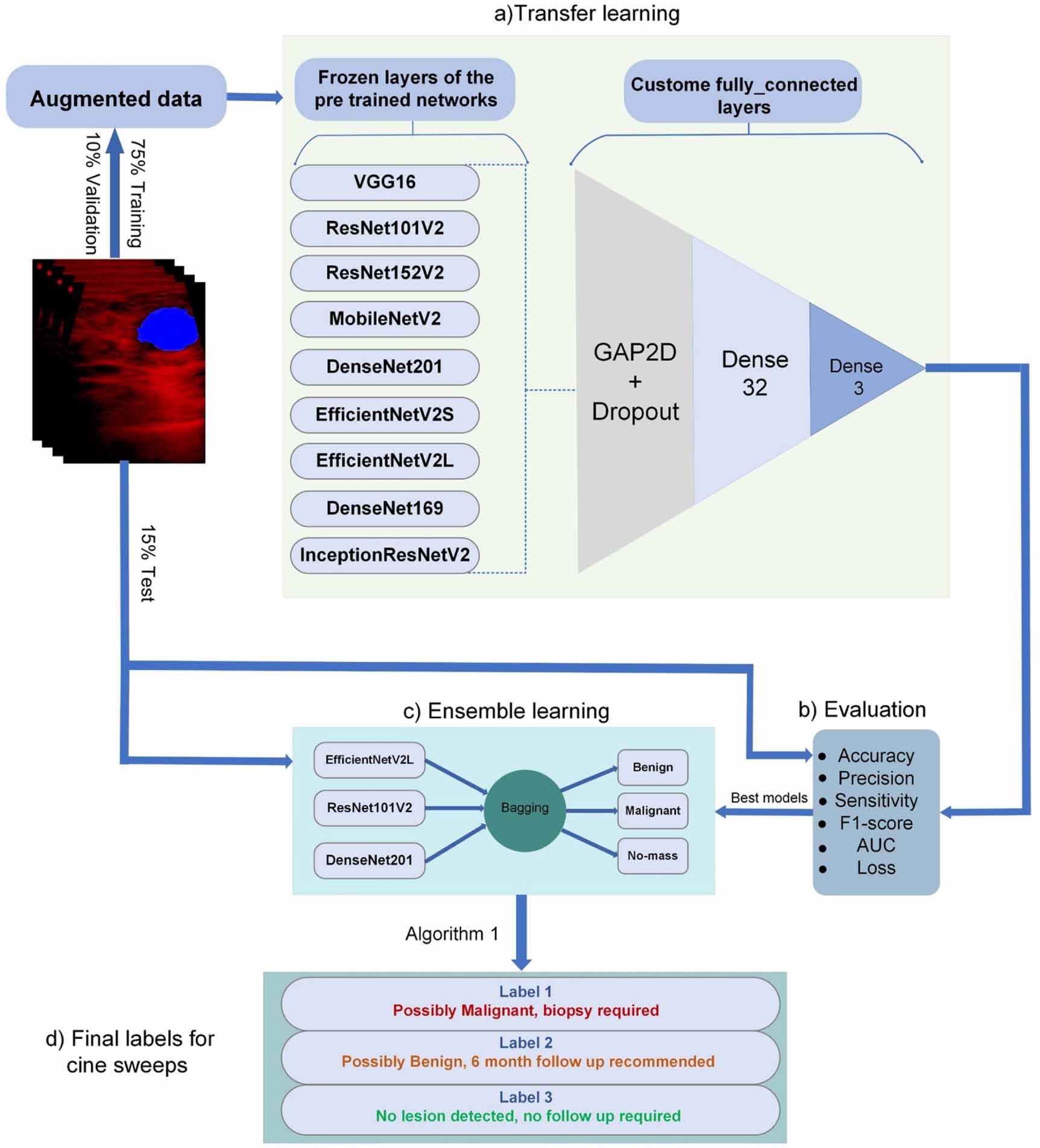 Multi-stage deep learning model for the classification and segmentation ...